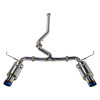 REMARK 2022+ Subaru WRX (VB) Catback Exhaust - Dual R1 Spec Burnt Stainless (Non-Resonated) - RK-C2076S-03T