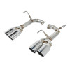 Remark 2015+ Subaru WRX STi VA Axle Back Exhaust w/Stainless Steel Double Wall Tip 4in - RO-TSVA-D4