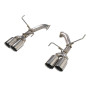 Remark 2022+ Subaru WRX (VB) 4in Axleback Exhaust w/ Stainless Double Wall Tip - RO-TSVB-D4