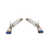Remark 09-19 Nissan 370z Axle Back Exhaust w/Burnt Stainless Double Wall Tip - RO-TT34-D