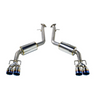 REMARK 17-20 Lexus IS200/300/350 Axleback Exhaust - SS Double Wall Burnt Tip (Muffler Version) - RO-TTE3-DM