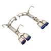 Remark 2015+ Subaru WRX/STI VA Axle Back Exhaust w/Titanium Stainless Double Wall Tip - RO-TTVA-D
