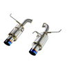 REMARK 2022+ Subaru WRX VB Axleback Exhaust - Dual R1 Spec Burnt Stainless - RO-TTVB-R1D