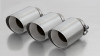 Remus 2018 Honda Civic Type-R FK8 2.0T 102mm Straight Chrome Tail Pipe Set (Triple Tip) - 0036 70SGR User 1