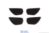 Revel GT Dry Carbon Door Trim Inner Handles (FL/FR/RL/RR) 16-18 Honda Civic - 4 Pieces - 1TR4GT0AH08