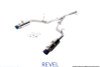 Revel Medallion Touring-S Catback Exhaust - Dual Muffler/ Blue Tip 90-99 Mitsubishi 3000GT VR4 - T90034KR