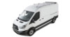 Rhino-Rack 14-21 Ford Transit 2 Door Wagon Heavy Duty RLTP 1 Bar Roof Rack - Black - JA6331 Photo - Primary