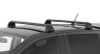 Rhino-Rack 11-20 Ford Ranger PX 4 Door Double Cab Vortex ROC25 Flush 2 Bar Roof Rack - Black - RV0321B