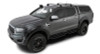 Rhino-Rack 11-20 Ford Ranger PX 4 Door Double Cab Vortex ROC25 Flush 2 Bar Roof Rack - Black - RV0321B