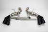 Mishimoto 2016+ Chevrolet Camaro SS Quad-Tip Pro Axle-Back Exhaust w/ Black Tips - MMEXH-CAM8-16AQTPBK