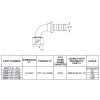 Mishimoto 120-Degree Push Lock Fitting -10AN - MMFT-PL-10120