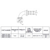 Mishimoto 45 Degree Push Lock Fitting - 4AN - MMFT-PL-445