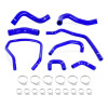Mishimoto 04-10 Infiniti QX56 / 04-14 Titan Silicone Coolant Hose Kit - Blue - MMHOSE-TTN-04BL