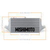 Mishimoto Universal L-Line Intercooler - Black - MMINT-ULBK