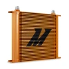 Mishimoto Universal 34 Row Oil Cooler - Gold - MMOC-34GD