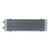 Mishimoto Universal Large Bar and Plate Dual Pass Silver Oil Cooler - MMOC-DP-LSL