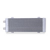Mishimoto Universal Medium Bar and Plate Dual Pass Silver Oil Cooler - MMOC-DP-MSL