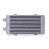 Mishimoto Universal Small Bar and Plate Dual Pass Silver Oil Cooler - MMOC-DP-SSL