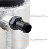 Mishimoto Universal Aluminum Coolant Expansion Tank - Brushed - MMRT-EXP-TRDB