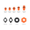 Mishimoto No-Spill Coolant Funnel Kit 15pc Set - MMTL-NSF-15
