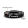 Mishimoto Wheel Spacers - 5x120 - 72.6 - 15 - M14 - Black - MMWS-014-150BK