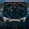 Rigid Industries 2017+ Polaris Pro R/Turbo R Revolve Amber PRO A-Pillar Light Kit - 41652