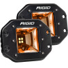 Rigid Industries Radiance+ Scene RGBW Flush Mount - Pair - 682153