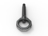 aFe Control Rear Tow Hook Grey BMW F-Chassis 2/3/4/M - 450-502002-G