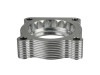aFe 07-12 Dodge 1500 / 07-12 Dodge Dakota V6 3.7L Silver Bullet Throttle Body Spacer - Silver - 46-32010