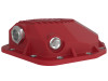 aFe 20-23 Jeep Gladiator JT (Dana M220) Pro Series Rear Differential Cover Red w/ Machined Fins - 46-71190R