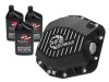 aFe POWER 2021 Ford Bronco w/ Dana M220 Diff Cover w/ Gear Oil Black Street Series w/ Machined Fins - 46-71291B