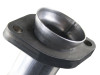 aFe Twisted Steel Delete Down-Pipe and Y-Pipe 2 to 2-1/2in Alum Steel Exhaust 12-16 Jeep Wrangler - 48-06210