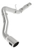 aFe ATLAS 5in DPF-Back Alum Steel Exhaust System w/Polished Tip 19-20 Ram Diesel Trucks L6-6.7L (td) - 49-02078-P