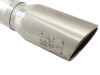 aFe Atlas 5in DPF-Back Aluminized Steel Exh Sys, Ford Diesel Trucks 08-10 V8-6.4L (td) Polished tip - 49-03054-P