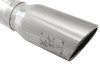 aFe Atlas Exhausts 5in DPF-Back Aluminized Steel Exhaust 2015 Ford Diesel V8 6.7L (td) Polished Tip - 49-03064-P