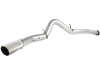 aFe ATLAS 5in DPF-Back Alum Steel Exhaust System Polished Tip GM Diesel Trucks 7.5-10 V8-6.6L td LMM - 49-04040-P