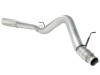 aFe Atlas Exhaust 5in DPF-Back Al Steel 11-13 GM Diesel Trucks V8-6.6L (td) LML (Pol Tip) - 49-04041-P
