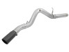 aFe Atlas Exhaust 5in DPF-Back Aluminized Steel w/ Black Tips 16-17 GM Diesel Truck V8-6.6L (td) - 49-04081-B