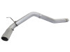 aFe Atlas Exhaust 5in DPF-Back Exhaust Aluminized Steel 2016 Nissan Titan XD V8-5.0L w/ Polished Tip - 49-06112-P