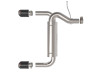 aFe Vulcan 3in 304 SS Axle-Back Exhaust 2021 Ford Bronco L4-2.3L (t)/V6-2.7L (tt) w/ Carbon Tips - 49-33137-C