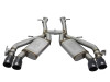 aFe MACHForce XP 3in 304 SS Axle-Back Exhaust Dual Exhaust (NPP) w/ Black Tips 16-17 Camaro SS V8 - 49-34068-B