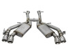 aFe MACHForce XP 3in 304 SS Axle-Back Dual Exhaust (NPP) w/ Polished Tips 16-17 Camaro SS V8-6.2L - 49-34068-P