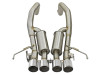 aFe MACHForce XP 3in-2 1/2in Axle Back 304SS Exhaust w/ Polished Tips 15-17 Chevy Corvette Z06 - 49-34082-P