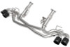 AFe MACH Force-Xp 304 Stainless Steel Cat-Back Exhaust Black 2020 Chevrolet Corvette C8 - 49-34124NM-B