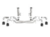 AFe MACH Force-Xp 304 Stainless Steel Cat-Back Exhaust Black 2020 Chevrolet Corvette C8 - 49-34124NM-B