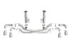 aFe MACH Force-Xp 3in to 2-1/2in 304SS Cat-Back (No Muff.) 2020 Chevy Corvette 6.2L- Polished Tip - 49-34127NM-P