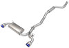 aFe POWER Takeda 2021 Toyota Supra 2.0L (t) 2.5in-3in 304 SS CB Exhaust w/ Blue Tips - 49-36050-L