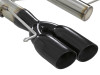 aFe MACHForce XP 08-13 BMW 135i L6-2.0L N54/N55 3in. 304 SS Axle-Back Exhaust w/Black Tips - 49-36302-B
