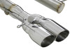 aFe MACHForce XP 08-13 BMW 135i L6-2.0L N54/N55 3in. 304 SS Axle-Back Exhaust w/Polished Tips - 49-36302-P