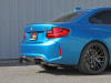 aFe 16-18 BMW M2 L6-3.0L MACH Force-Xp 3in to 2.5in 304 SS Cat-Back Exhaust System-Quad Polish Tips - 49-36330-1P